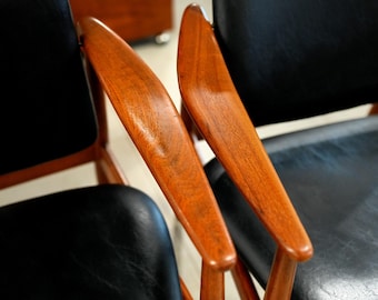 Pair of Arne Vodder for Bovirke BO-92 Armchairs – Danish Mid Century Modern Teak