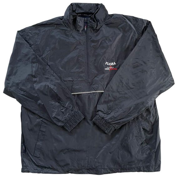 London Marathon 2005 vintage windbreaker jacket with 1/4 zip [L]