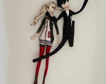 Persona 5 Phantomdiebe Abstrakte Drahtpuppen Joker, Crow, Panther & mehr P3P4