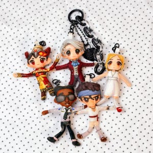Identity V Wire Doll Fanmade Bendable Chibi Figure Fool's Gold Batter Little Girl Lawyer Composer Gift
