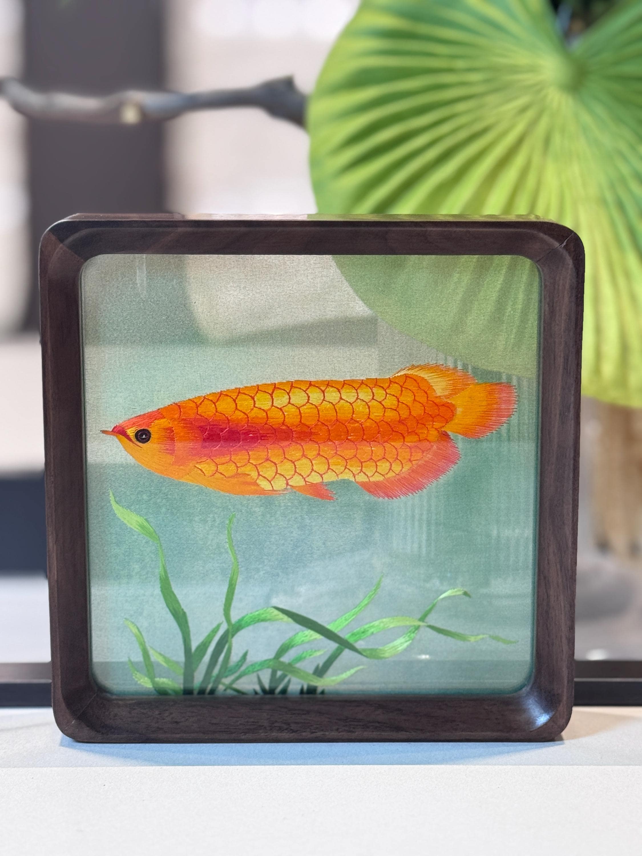 アロワナ　額　壁飾り　2つセット アロワナ - Etsy 日本