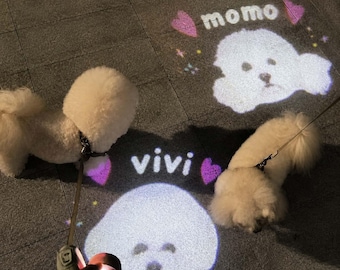Custom Pet Projection Light - Anti-Lost Dog Walking Light
