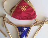 Wonder Women inspired thong bikini