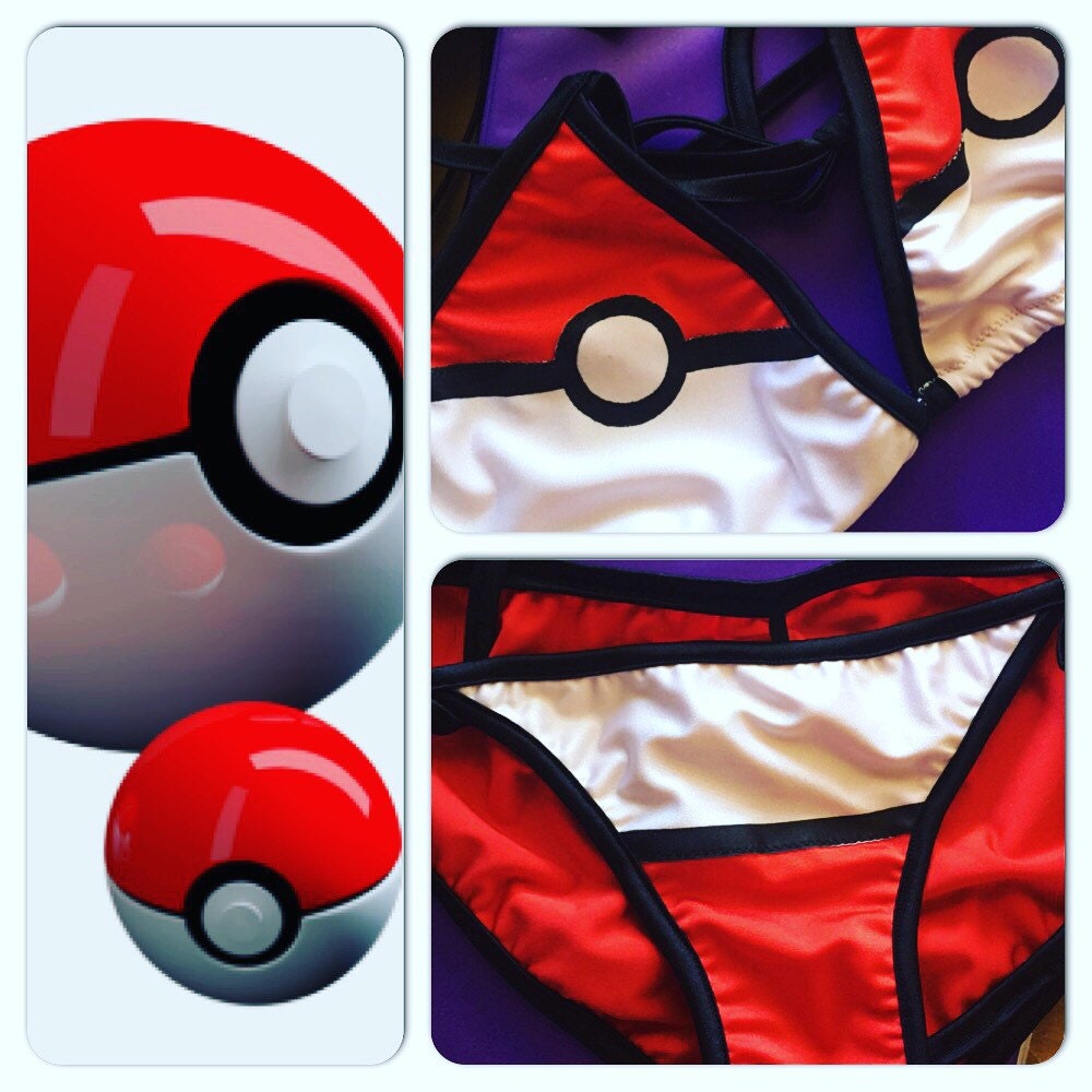 Pokemon Pikachu and Poke Ball Pattern Men's Underwear