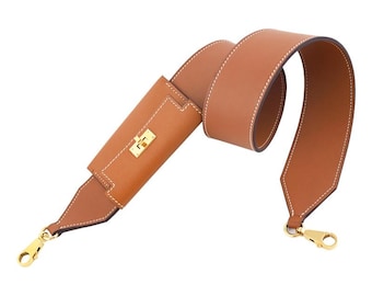 5cm Leather Purse Strap, Swift Epsom Pocket Shoulder Bag Strap, Crossbody Handbag Strap, Pouch Wallet Conversion Kit, Bag Handle Replacement