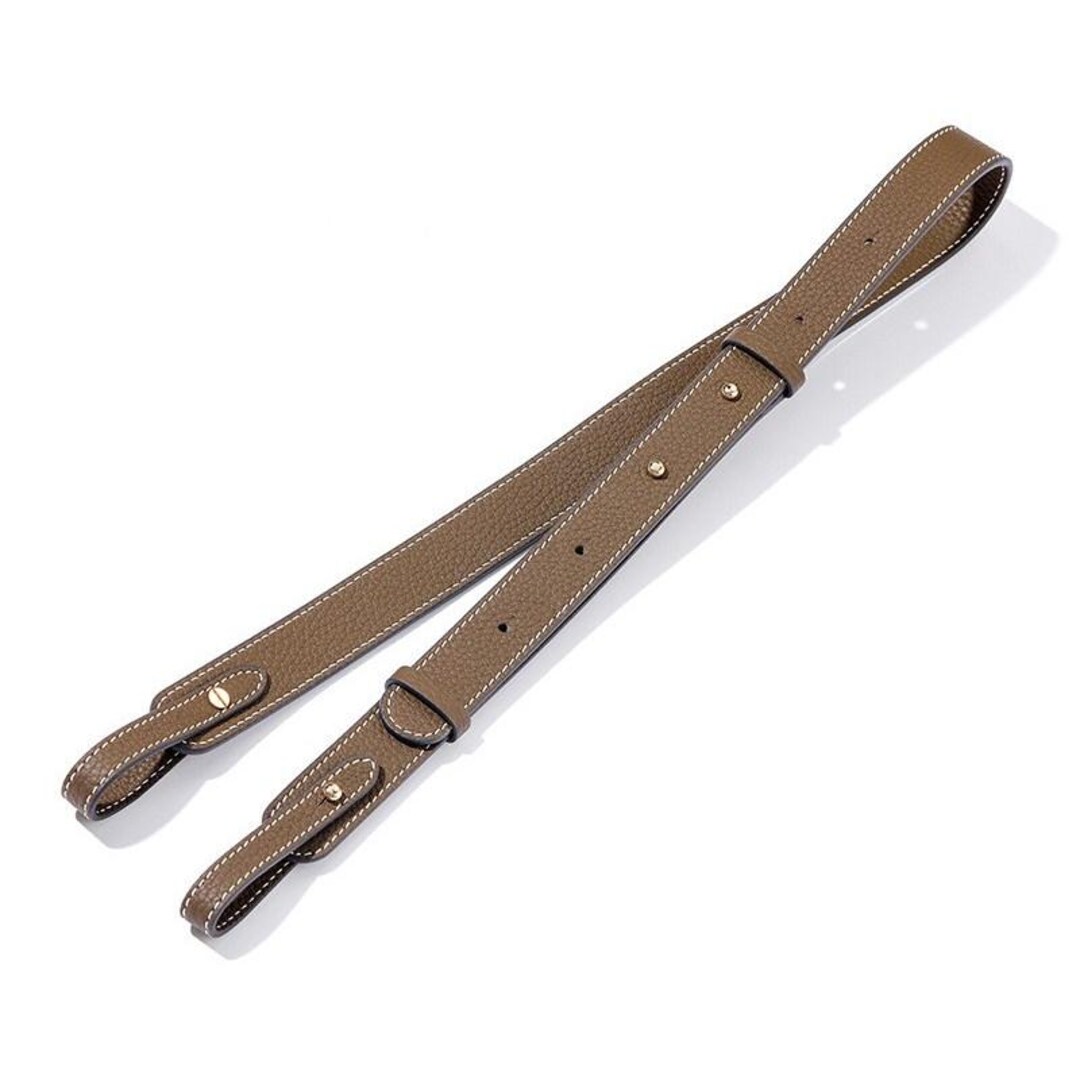 Togo Leather Adjustable Purse Strap, 2.6cm Wide, Bag Handle Replacement ...