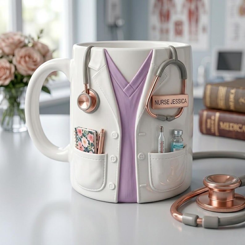 Personalized Doctor Mug, Funny Doctor Nutritional Facts Mug, Custom Medical Coffee Mug, Doctor Appreciation Gift 13