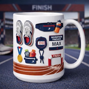 Boston Marathon Coffee Mug - Etsy Canada