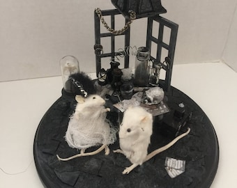 Custom Mouse Miniature in Dome