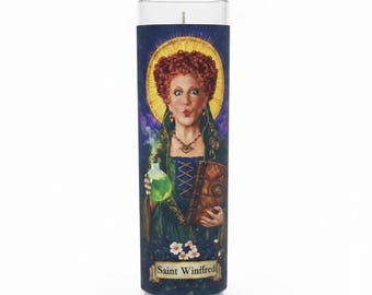 Winnifred Sanderson prayer candle. Just the thing to bring youth and beauty into your life
