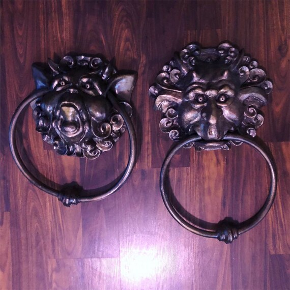 Labyrinth Door Knockers Replicas Life Size Resin Casts 14 Based On The Characters From The 1986 Movie