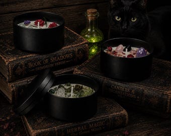 Sanderson Sisters Scented Candle Collection - Inspired by the movie Hocus Pocus. 4oz soy wax.