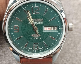 Original CITIZEN 21 JEWELS Day-date Automatic Japan Made Wrist