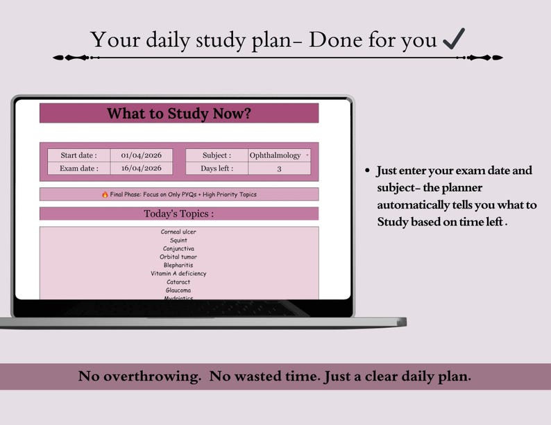 MCAT Study Planner | Daily Study Plan & Revision Tracker | Spaced ...