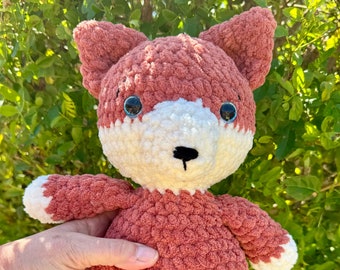 Finn the Fox, a finished plushie toy or gift