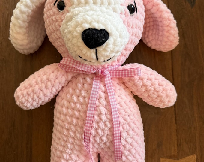 Crochet Puppy Dog Amigurumi Plush, crochet animal, amigurumi plush, stuffed animal, Handmade Gift