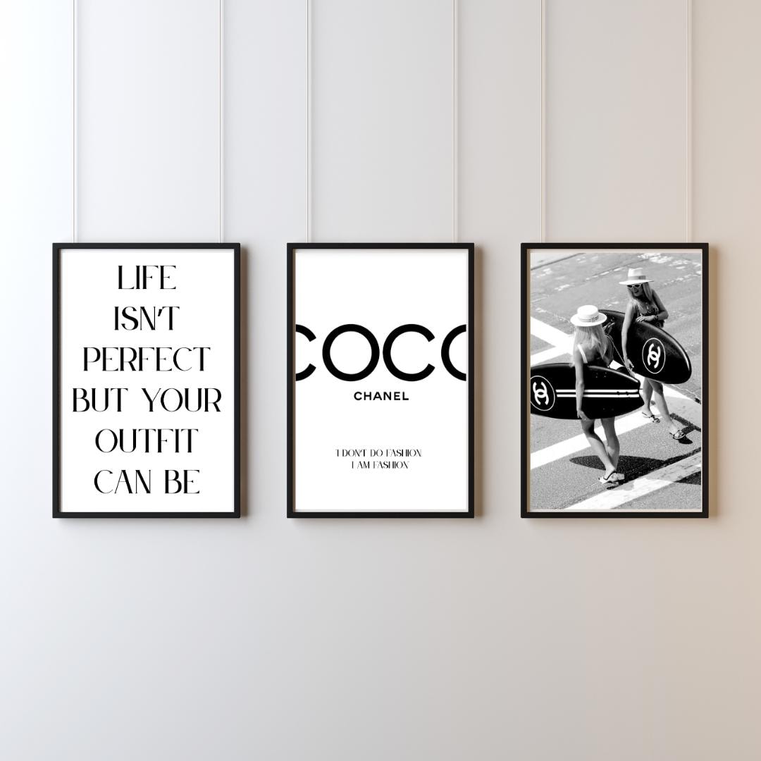 CHANEL N°5 アートプリント 大判 Chanel No 5 Wall Art - Etsy