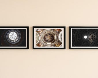 Rome Architecture Photography Print Set: Sacred Geometry - Digital Download