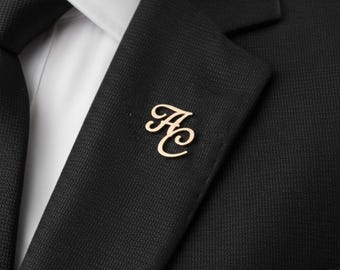 Broche con letra personalizada – Pin con nombre personalizado, accesorio de acero inoxidable