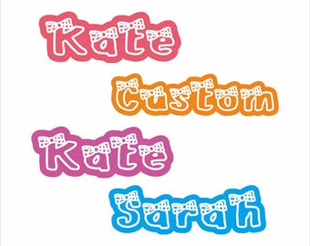 Personalisierte Name SVG | Custom Kalligraphie, Kindergeburtstag (Cut File)