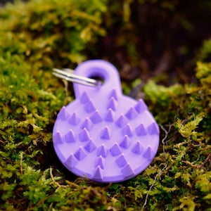 Skills Akupressur Plättchen – diskreter Schlüsselanhänger | 3D Druck aus PLA | Nachhaltiges Anti Stress Tool zur Reizregulation