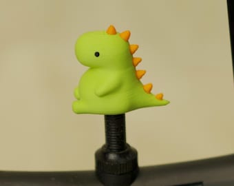Bouchons de Valve Dino Mignons Impression 3D - Dinosaure pour Vélo & Voiture - 6 Couleurs - AV/SV
