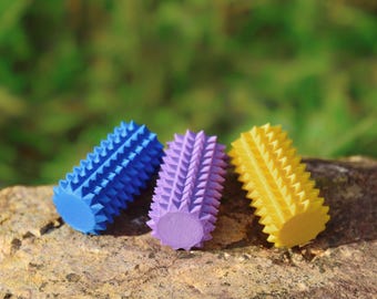 Rodillo sensorial sostenible contra estrés, ansiedad & sobreestimulación | Fidget roller regulación sensorial | PLA impreso 3D
