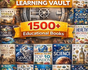 1500+ Lernbücher Lerntresor, Kids Homeschool Wissenschaftsgeschichte (Digital Access)