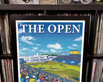 The Open 154th Royal Birkdale 12-19 July 2026 Golf Championship Vintage Poster