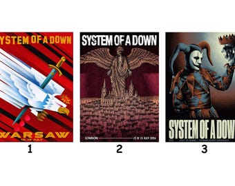 System Of A Down SOAD 2026 Poster