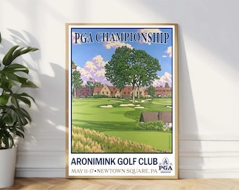 PGA Championship Aronimink Golf Club May 2026 Poster