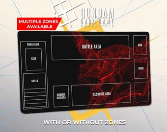 Gundam Playmat - Unicorn - UC 0096 Desk Mat 24"x14"(600x350x3mm) TCG Card Game GCG Gamemat Mouse pad Gift