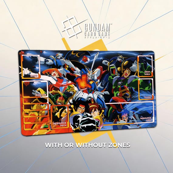 Burning Gundam Playmat - G Gundam Shuffle Alliance - TCG Gundam