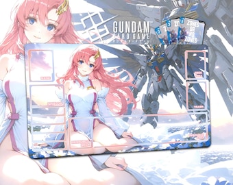 プレイマット GN-0000 ダブルオーガンダム カードゲーム ゾーン付き