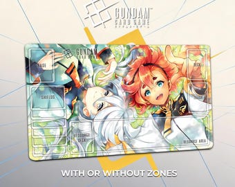 スレッタ×ミオリネ ガンダムカードゲーム / プレイマット 24インチ×14