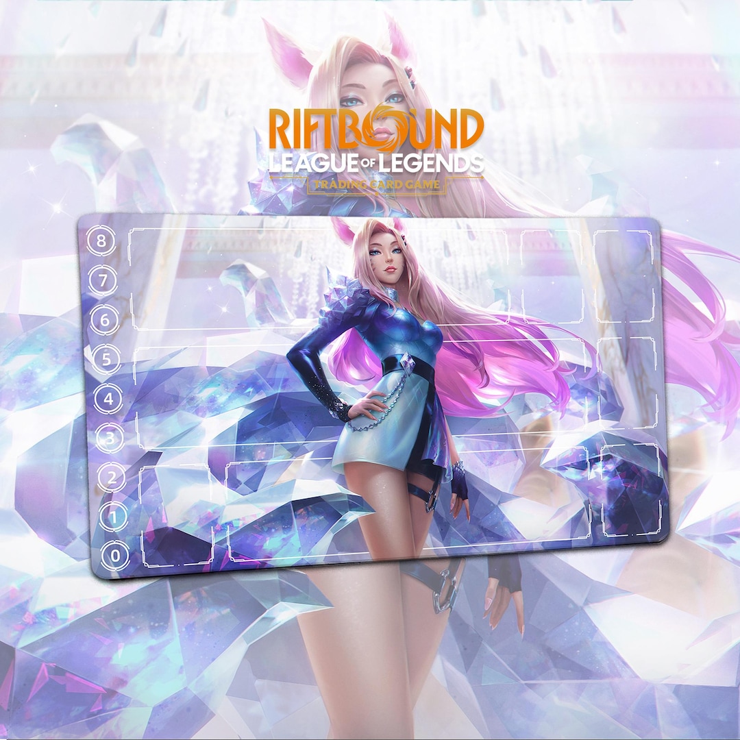Ahri KDA Riftbound LOL Playmat - League of Legends Inspired Trading ...