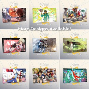 Tapete de juego Gundam BURNING – Mobile Fighter G - Juego de cartas TCG Gundam, 600 x 350 x 3 mm (24 x 14 pulgadas), alfombrilla de ratón de regalo imagen 6