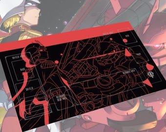 ガンダムカードゲームプレイマット - ザク 赤い彗星ガンダム - 24