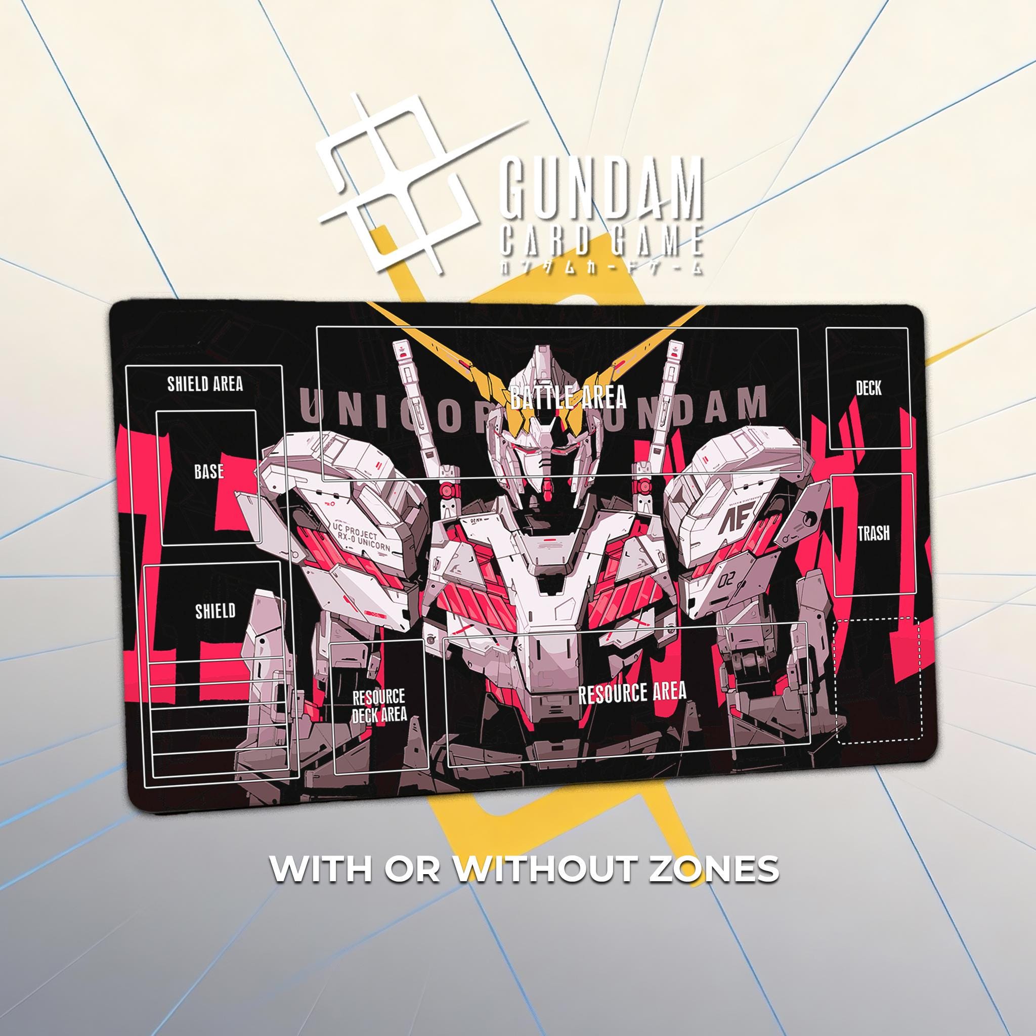 ユニコーンガンダムプレイマット - UC 0096 - TCGガンダムカードゲーム