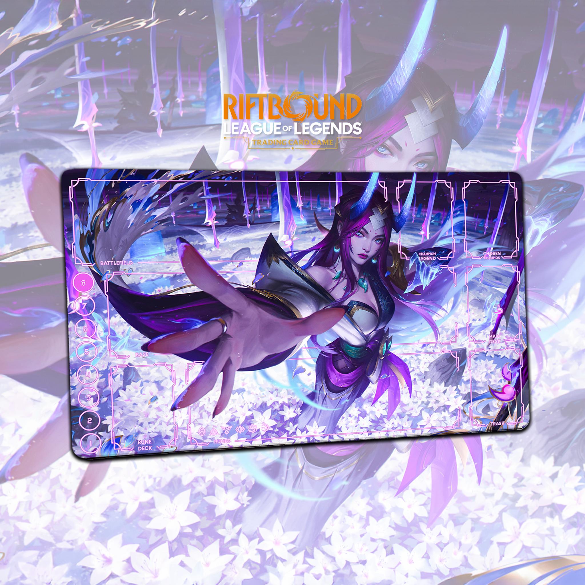 Irelia Spirit Blossom Playmat - Riftbound LOL TCG Game Mat 24