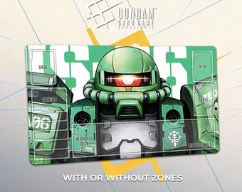 ザク2ガンダムプレイマット - MS-06 シャア・ジオン - TCGガンダム