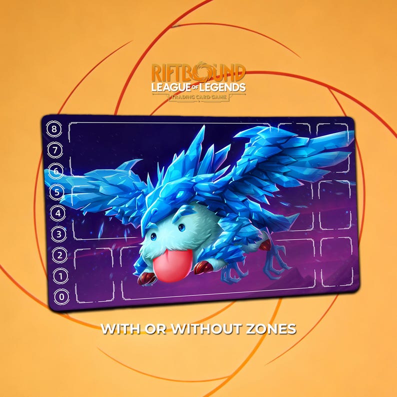 Anivia Poro Playmat - Riftbound LOL TCG Game Mat 24