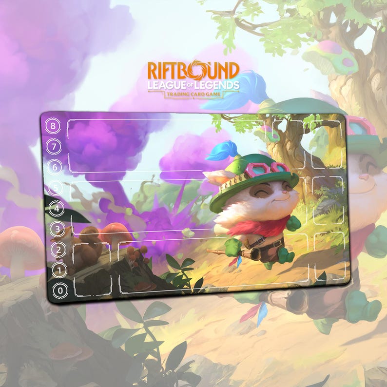 Teemo Playmat - Riftbound LOL TCG Game Mat 24