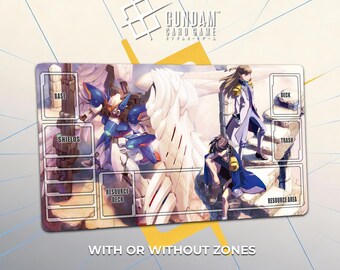 ガンダムTCG プレイマット - ウイングガンダムゼロ - 24インチ×14