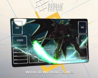 ガンダムゼータプレイマット - ガンダムカードゲーム - 24インチ x 14