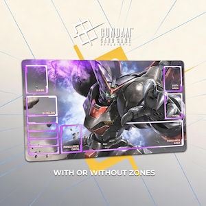 Master Asia Gundam Playmat - Mobile Suit G Gundam 600x350x3mm Gcg Gamemat Geschenk