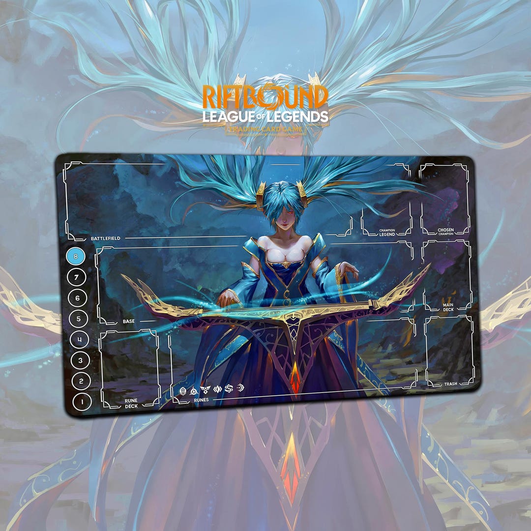 Playmat - Sona - Riftbound LOL TCG Game Mat 24