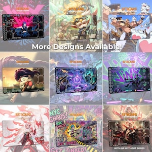 Tapete de juego Gundam BURNING – Mobile Fighter G - Juego de cartas TCG Gundam, 600 x 350 x 3 mm (24 x 14 pulgadas), alfombrilla de ratón de regalo imagen 7