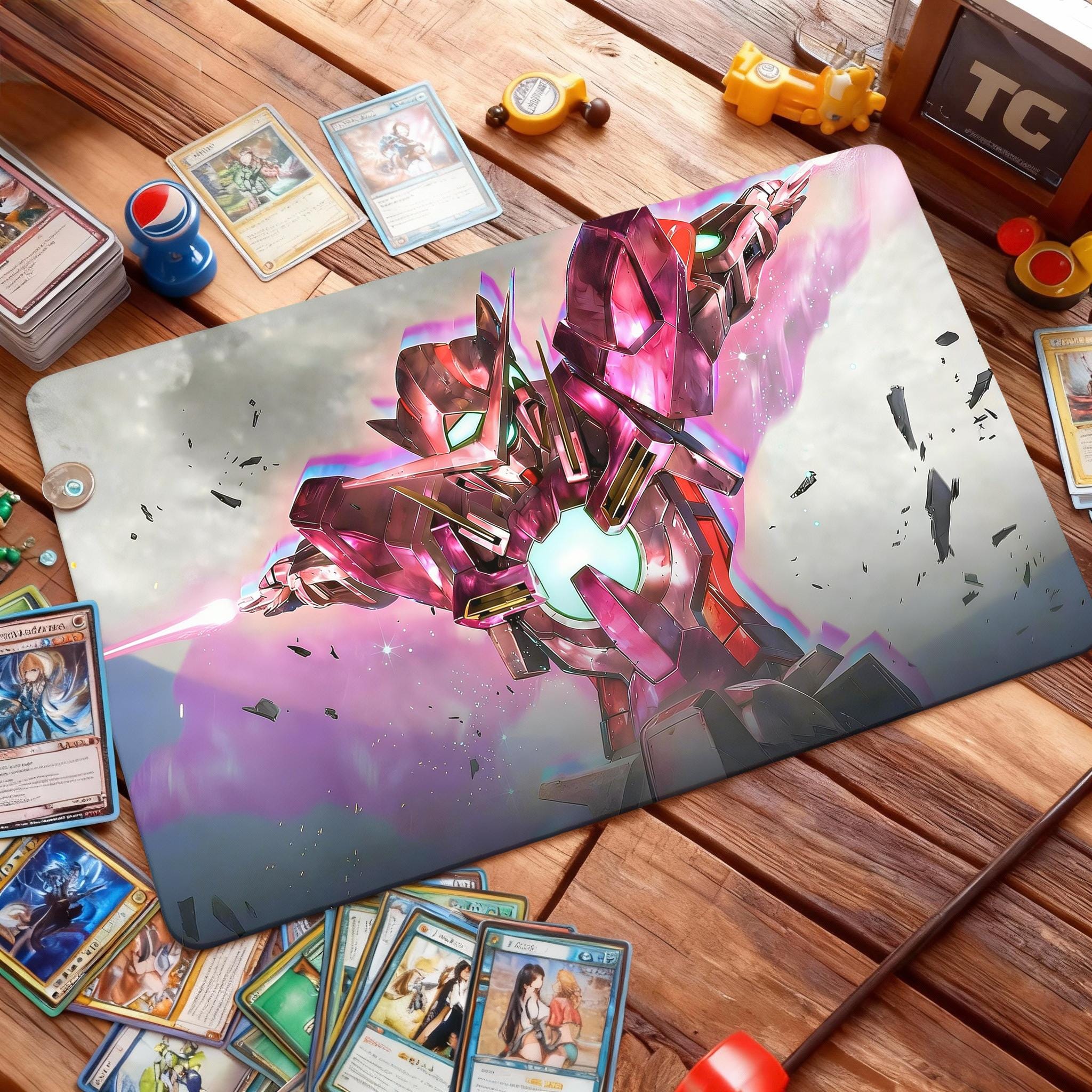 エクシア トランザムガンダム プレイマット - 刹那ガンダム00 - TCG