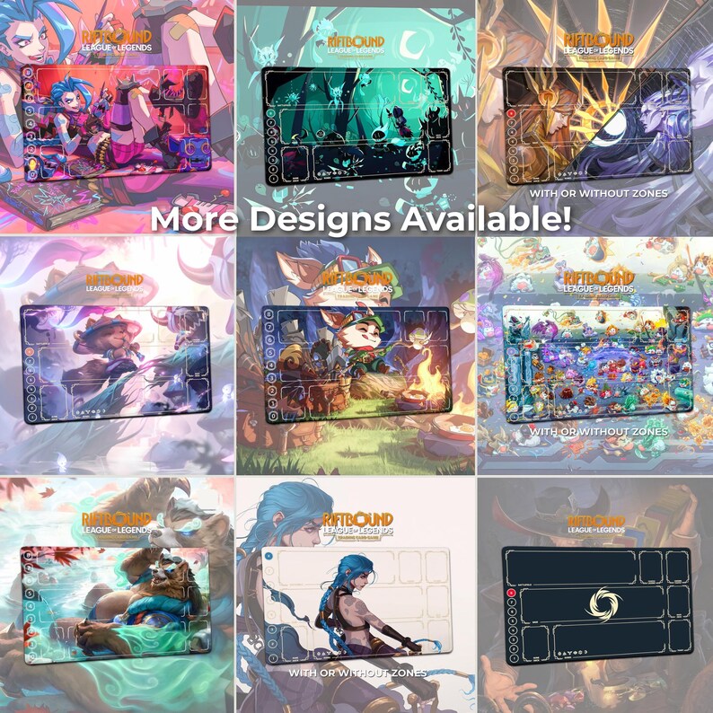 Playmat - Ahri Ascended - Riftbound LOL TCG Game Mat 24